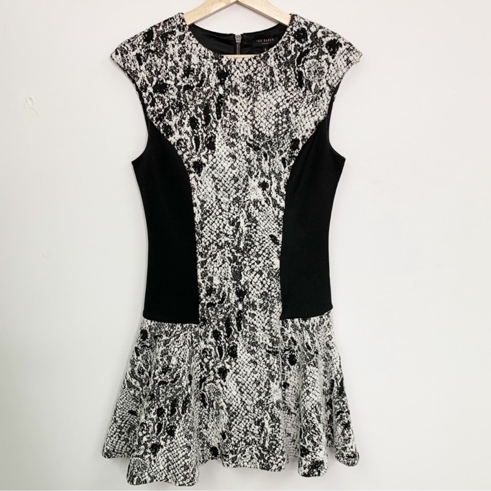 Ted Baker Animal Print Sleeveless Dress